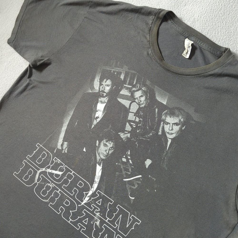 Duran‎ Duran 2012 All You Need Is Now Tour T-Shirt Gray XL Alstyle Band Tee